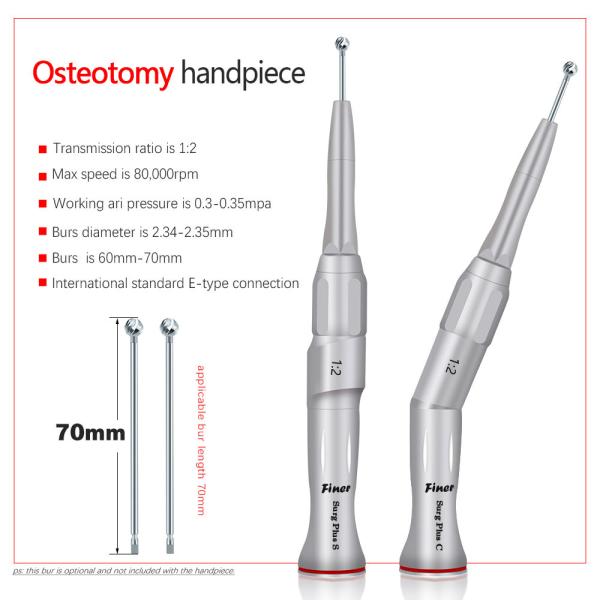 Quality Dental Surgical Angled Handpiece 20 Degree Bone Collecting Sinus Lifting ENT Lumbar Surgery Osteotomy Handpiece for sale