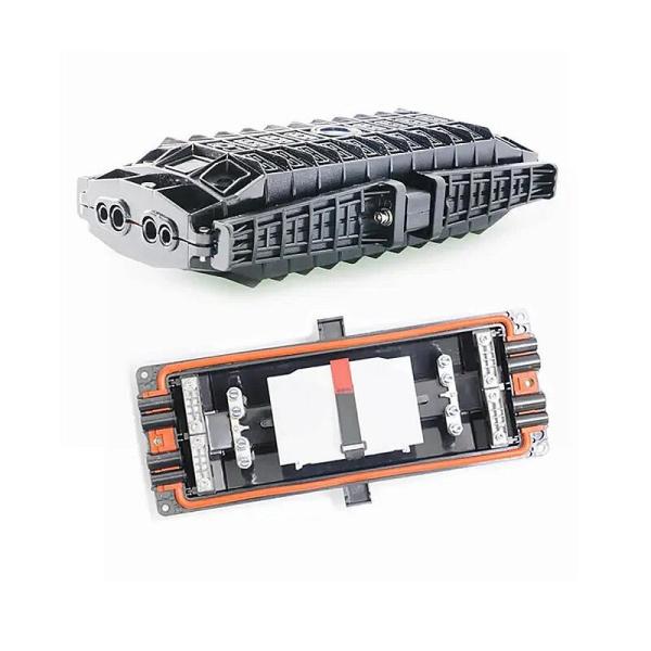 Inline Type 4 Port Mechanical Sealing Fiber Cable Joint Closure 96core Fosc