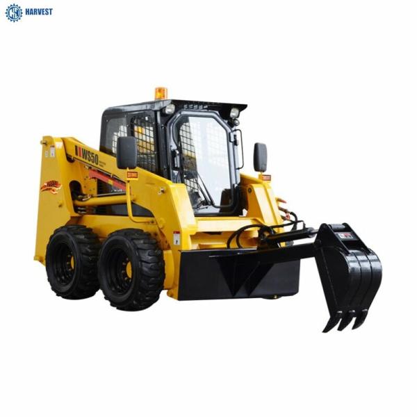 2600rpm Kubota Engine 0.4m3 Bucket WS50 Skid Steer Mini Excavator