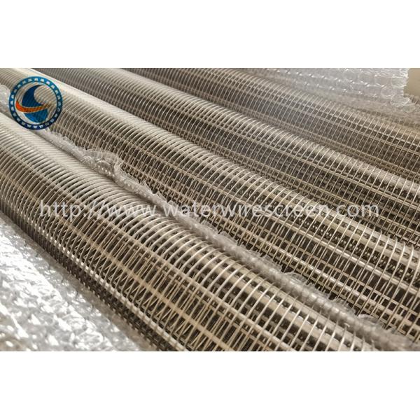 Ss304 Pure Round Winding 2mm Slot Wedge Wire Screen Tube Solid Liquid Separation