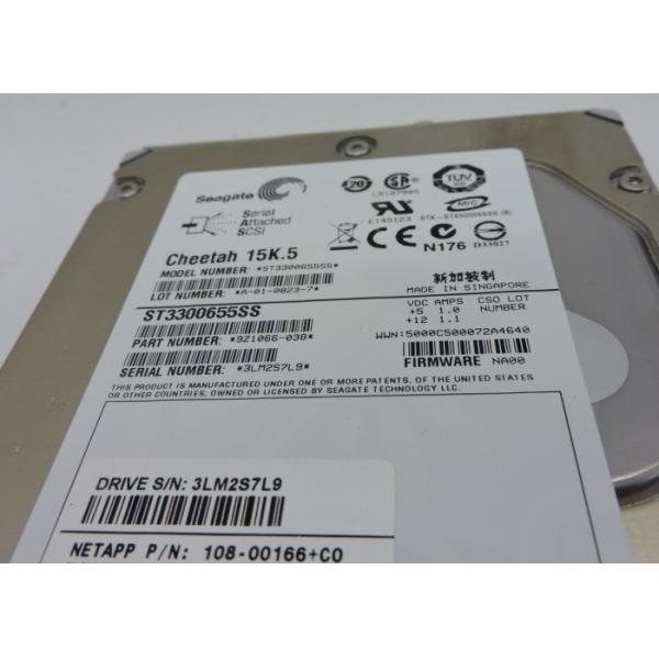 3.5 Inch Size Seagate Hard Disk X287A-R5 300GB 15K SAS FAS2020 FAS2040