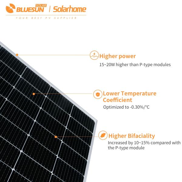 Bluesun Price 15kw 20kw 30kw 20kwh Lithium Battery All in One Solar Home Enerfy Storage System