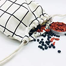 drawstring grocery storage bag for kitchen candy gifts