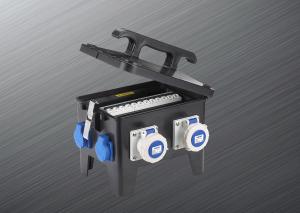 China Rainproof 12 Ways Temporary Power Distribution Box 30 * 28.7 * 23CM Size on sale
