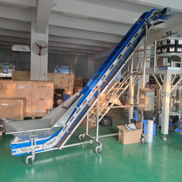 1.6L Full Auto Food Grade PP Belt Bucket Elevator Conveyor For Vertical Conveyor Systems