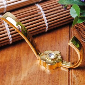 Durable Adjustable Clip Metal Curtain Holdback Hooks