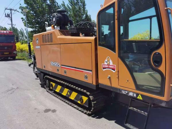 Quality hdd machine 42ton for underground pipeline, trenchless horizontal directional drilling machine GS420-LS, 42t hdd rig for sale