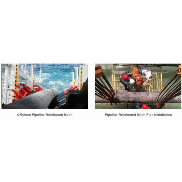2.0mm*2.0mm Wire Thickness Pallet Pipeline Coating Welded Mesh For Offshore Oil Pipeline