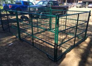 Round Pen Q235 Sheep Goat Fence Panels Metal Heavy Duty Fully Welded 7 Long