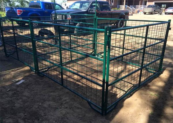 Quality Round Pen Q235 Sheep Goat Fence Panels Metal Heavy Duty Fully Welded 7" Long for sale