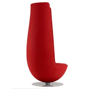 Chrome Steel 160cm Upholstered Lounge Chair