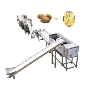 Cutter Chips Potato Processing Machine Frozen French Fries Machinery