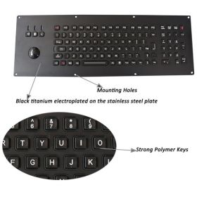 China Dynamic IK09 Waterproof Computer Keyboard Panel Mount 20000H MTBF on sale