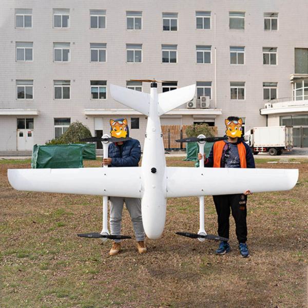 Fixed Wing Vertical Takeoff Drone With Camera Long Distance 2.5H 150 Minutes