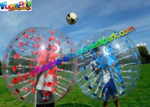 China Colorful TPU Inflatable Bumper Ball , Zorb Bubble Soccer Ball For Humans wholesale