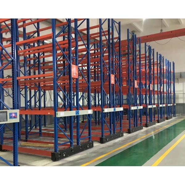 Cold Room Steel Radio Shuttle Racking System Heavy Duty For Warehouse Storage