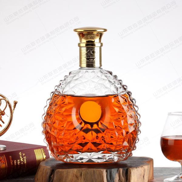 Acceptable Customer's Logo Glass Bottle for Vodka Spirit Gin Rum 200ml 375ml