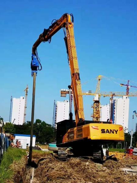 Quality Low Noise Hydraulic Pile Driver High Piling Speed For Various Working Environments for sale