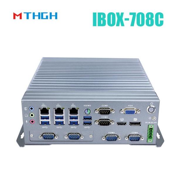Quality IBOX-708C Industrial Mini PC Support HDMI/DP/VGA 6*COM 8*USB3.0 for sale