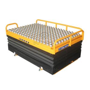 China Rolling Ball Stationary Lift Table 300kg 350kg With Integrated Pop Up Ball Transfer Table wholesale