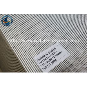 Johnson Vee Wire Flat 0.025mm Continuous Slot Screen