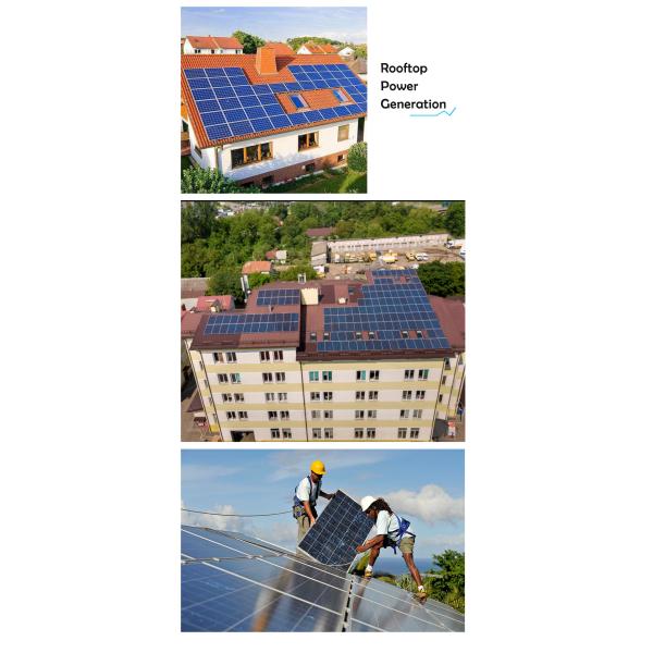 Off Grid Solar Power System IP65 House Hybrid Panel Energy For Home