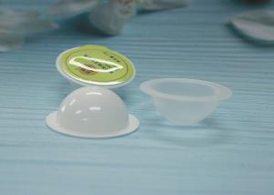 China Small Round Clear Plastic Containers For Massage Packing 20mm Height wholesale