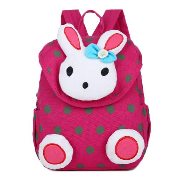 Promotional Kid Canvas Backpack School Bag Washable And Large Capacity