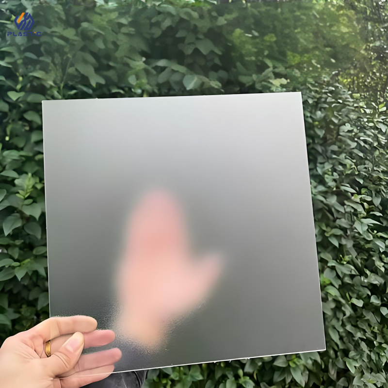 Custom Cut Frosted Acrylic Sheet Heat Resistance Opaque Perspex Sheet 4 X8