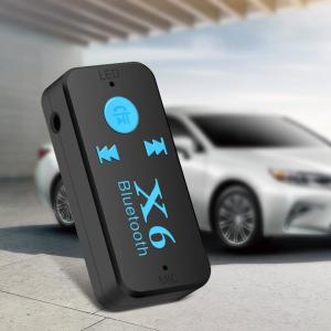 China Multi-functions 4.0 Bluetooth Music Receivers Wireless Car Kit 3.5mm Audio Receiver Mic Handsfree Call TF Card Reader on sale