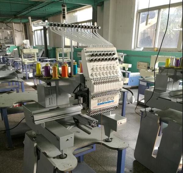 Quality Multi - Languages Touch Panel Single Head Embroidery Machine With Thready Holding System for sale