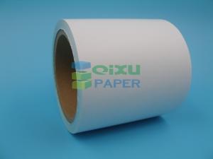 China self adhesive thermal paper roll Barcode sticker label material wholesale