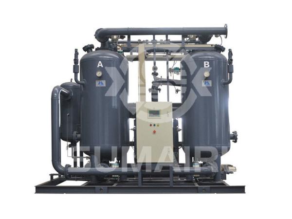Quality Air Compressor Heated Desiccant Air Dryer Twin Tower Screwing Centrifugal 80m3/Min for sale