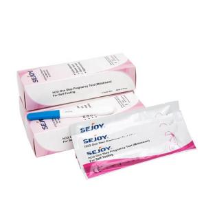 China Cassette Pregnancy Test Kit HCG Household Medical Supplies Midstream Urine wholesale