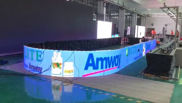 China Customized Shape P2mm Creative LED Display 240x120mm Flexible Led Screen wholesale