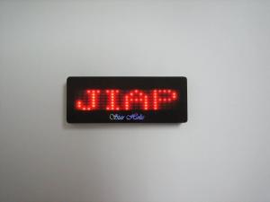 Programmable Led display panel 7*21 dot matrix name tag
