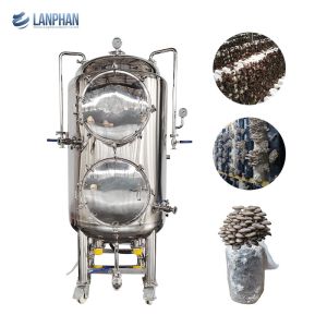 Large Capacity Vertical Steam Sterilizer Mushroom Autoclave Sterilizing Machine