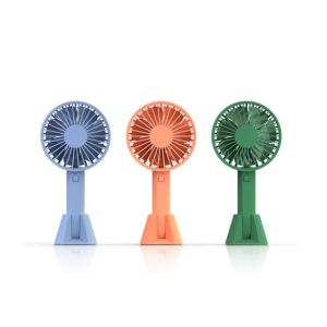 China 2000mAh 6hrs USB Handheld Fan With Rechargeable Built In Battery wholesale