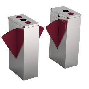 CE Approved SUS304 Airport Turnstile Biometric Access Control