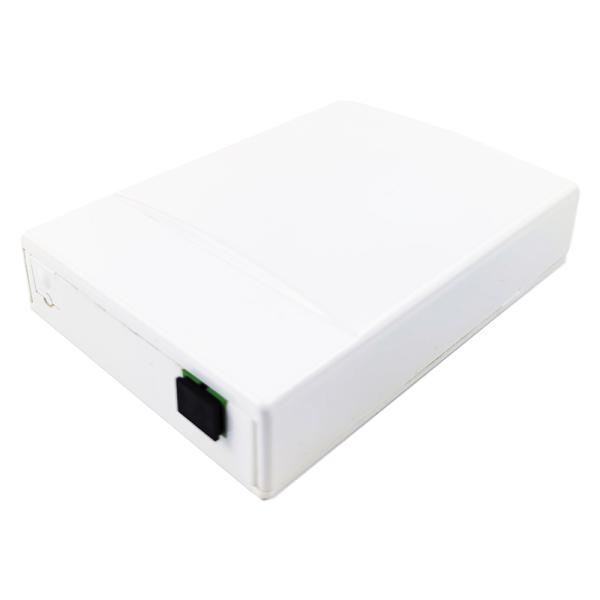 2 Cores Plastic Fiber Optic Faceplate Socket Panel SC Connector Type for Wired LAN Networks