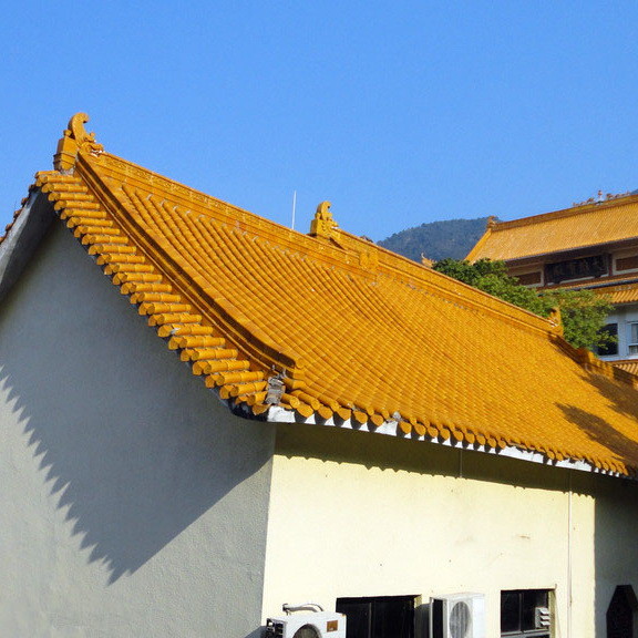 Chinese style gazebo glazed ceramic roof tiles