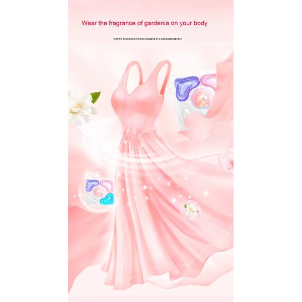 Fragrant Fruity 5 In 1 Laundry Pods 9g Luxury Laundry Pods OEM ODM