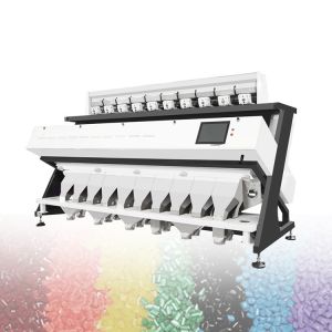 China High Resolution Camera Capability Plastic Color Sorting Machine wholesale