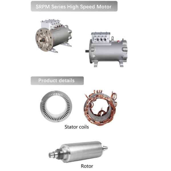 3 Phase 200KW 12000RPM Brushless Ac Servo Motor