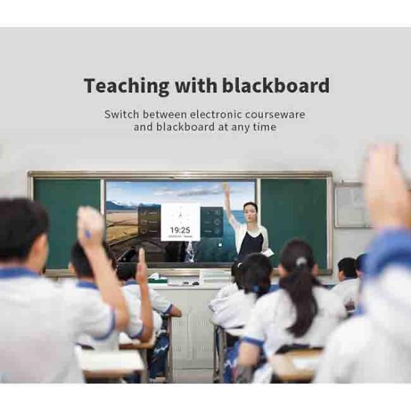Inch Uhd 4K Interact Whiteboard Android Window Dual System Smart Board Interactive Flat Panel For Classroom Education