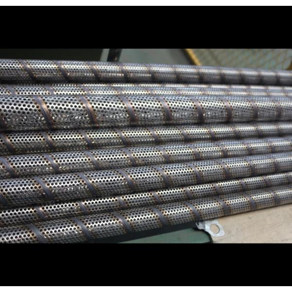 Round Perforated Metal Pipe Water Well Wire Wrap Screens And Prepack Screens
