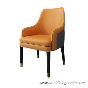 China 970mm Metal Upholstered Dining Chair wholesale