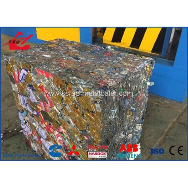 Full Automatic Hydraulic Metal Scrap Baler Machine Side Push Out Discharge 125Ton