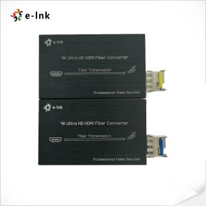 Micro Mini 4K HDMI Fiber Extender with External Audio