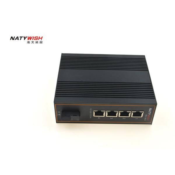 120W POE Output Industrial Ethernet Switch 5 Port , Flexible Fiber Optic Ethernet Switch